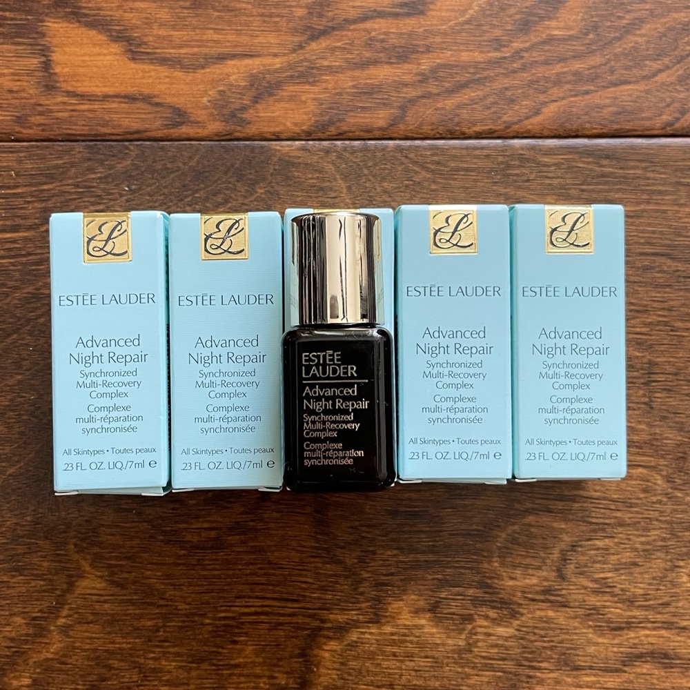 NIB Estée Lauder Advanced Night Repair Synchronized Serum Mini Travel Set of 5